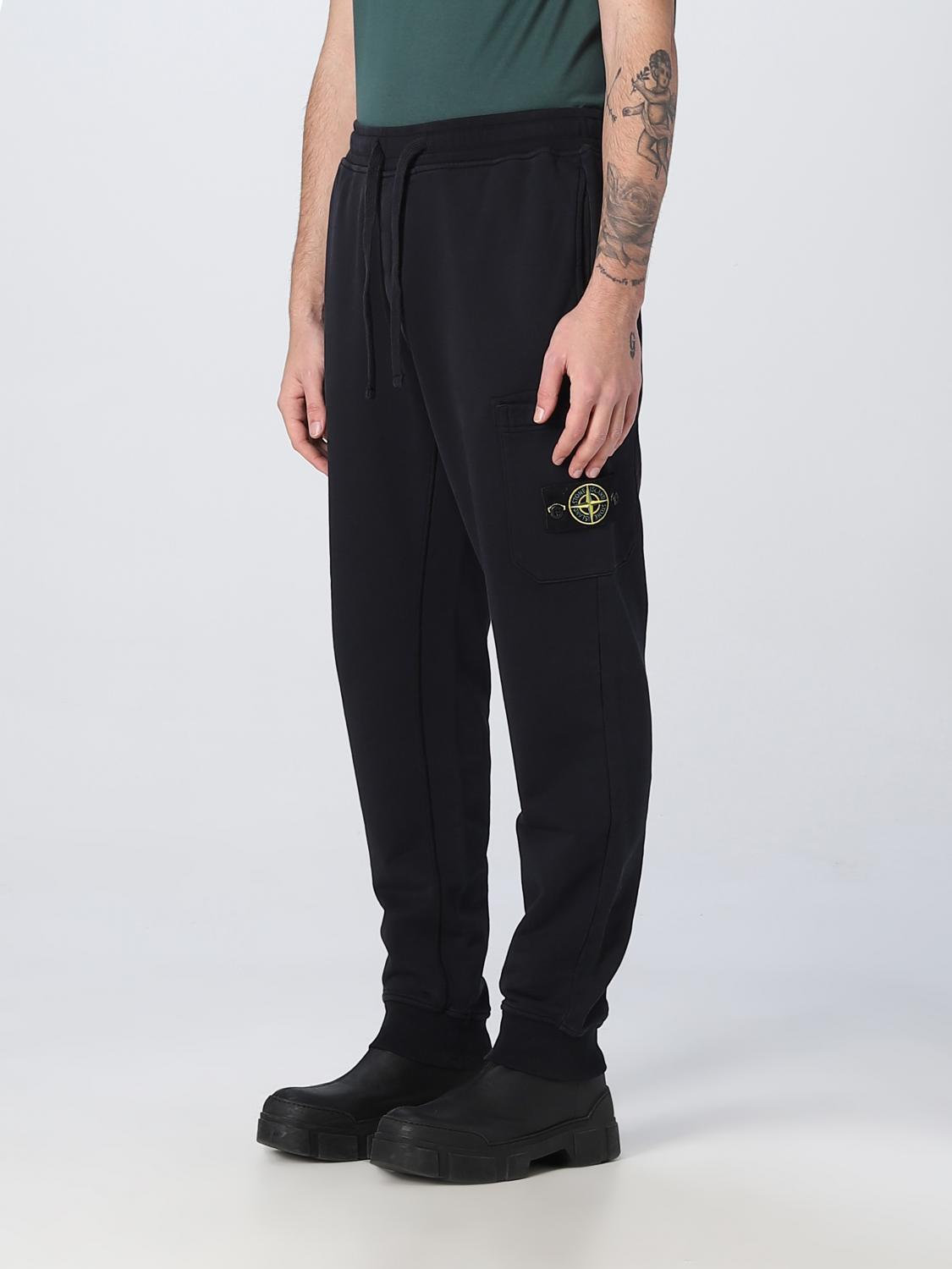 STONE ISLAND PANTS: Pants men Stone Island, Blue - Img 4