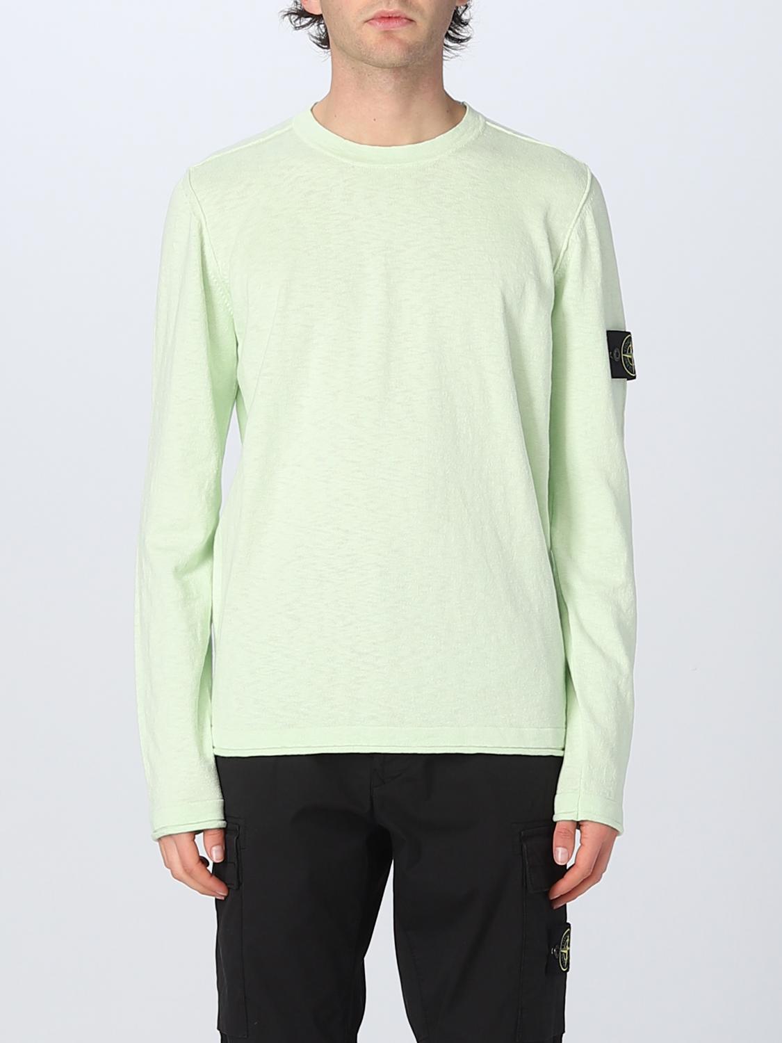 STONE ISLAND PULL: Pull homme Stone Island, Vert - Img 1