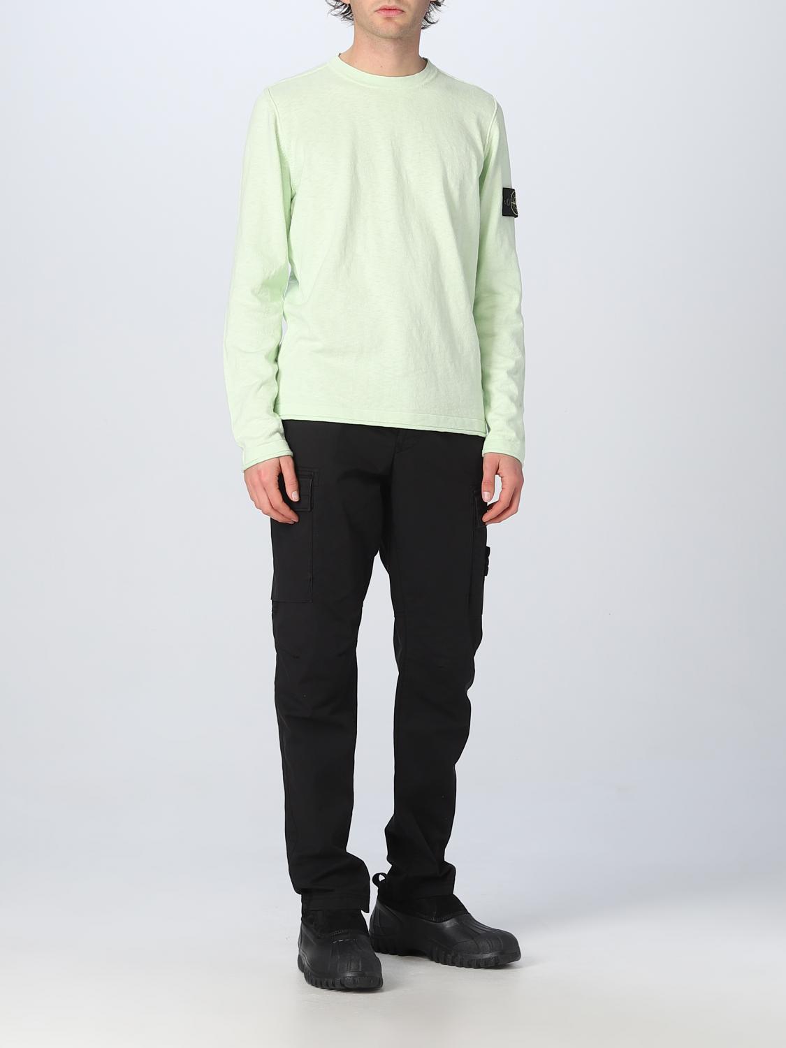 STONE ISLAND PULL: Pull homme Stone Island, Vert - Img 2