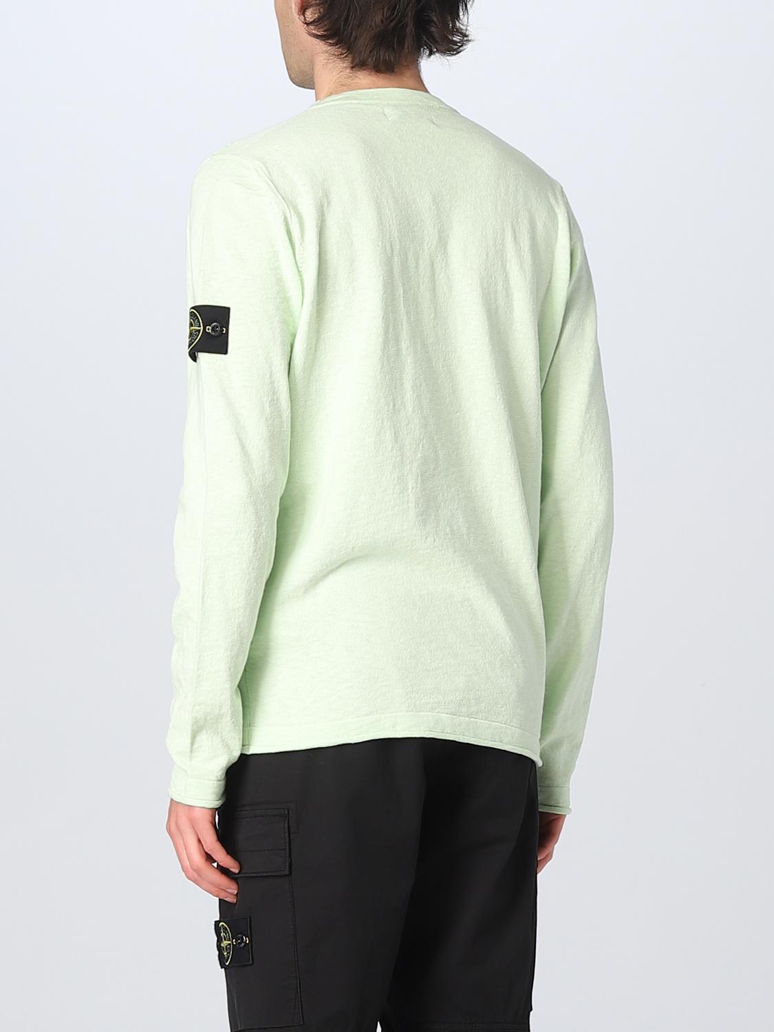 STONE ISLAND PULL: Pull homme Stone Island, Vert - Img 3