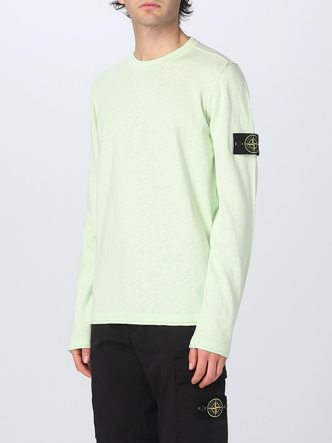 STONE ISLAND PULL: Pull homme Stone Island, Vert - Img 4