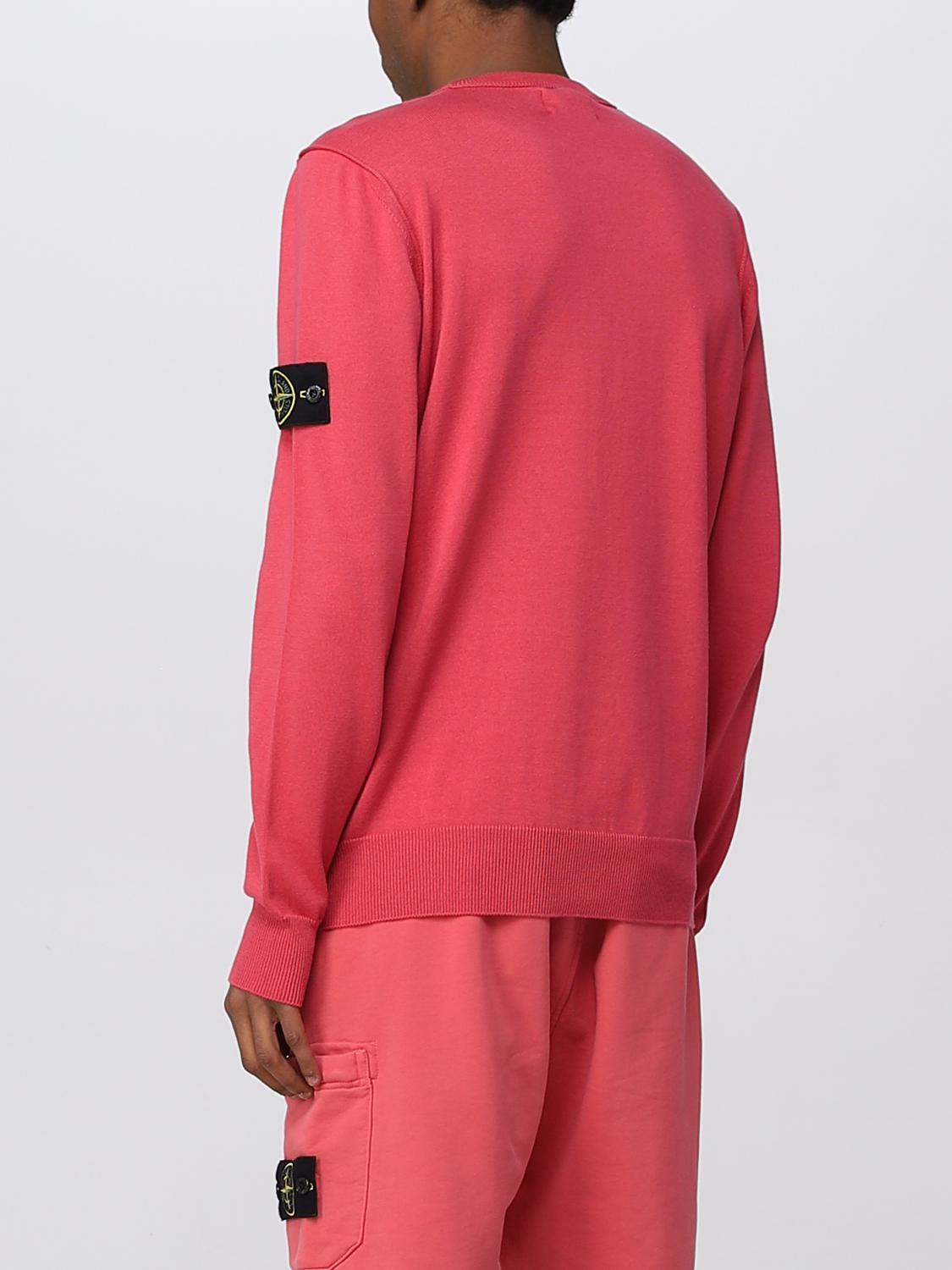 STONE ISLAND PULLOVER: Pullover herren Stone Island, Rot - Img 3