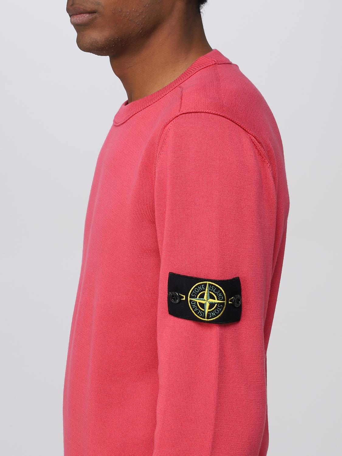 STONE ISLAND PULLOVER: Pullover herren Stone Island, Rot - Img 5