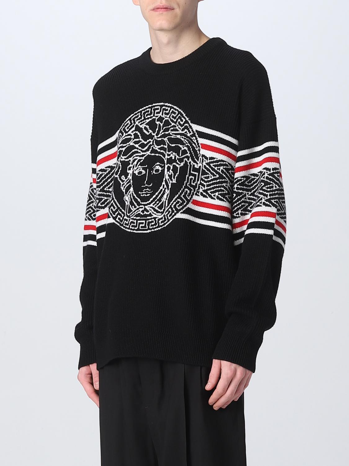 VERSACE JERSEY: Jersey hombre Versace, Negro - Img 4