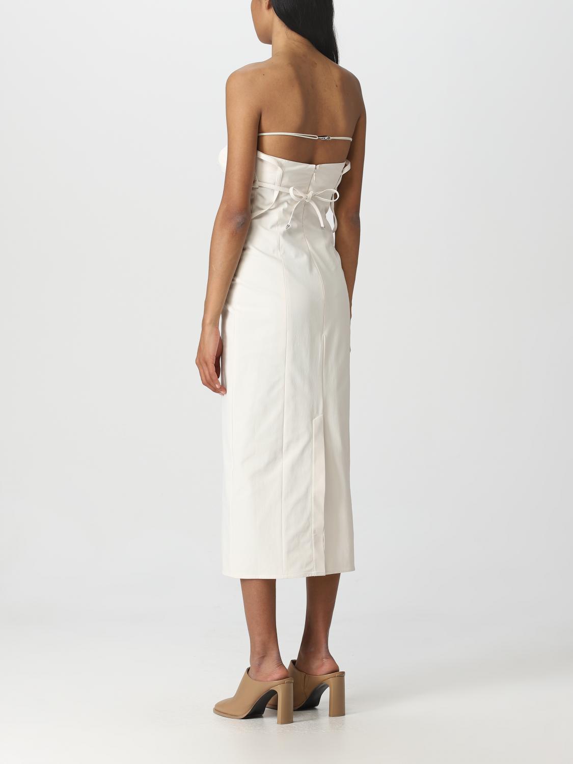 JACQUEMUS DRESS: Dress woman Jacquemus, Ivory - Img 2