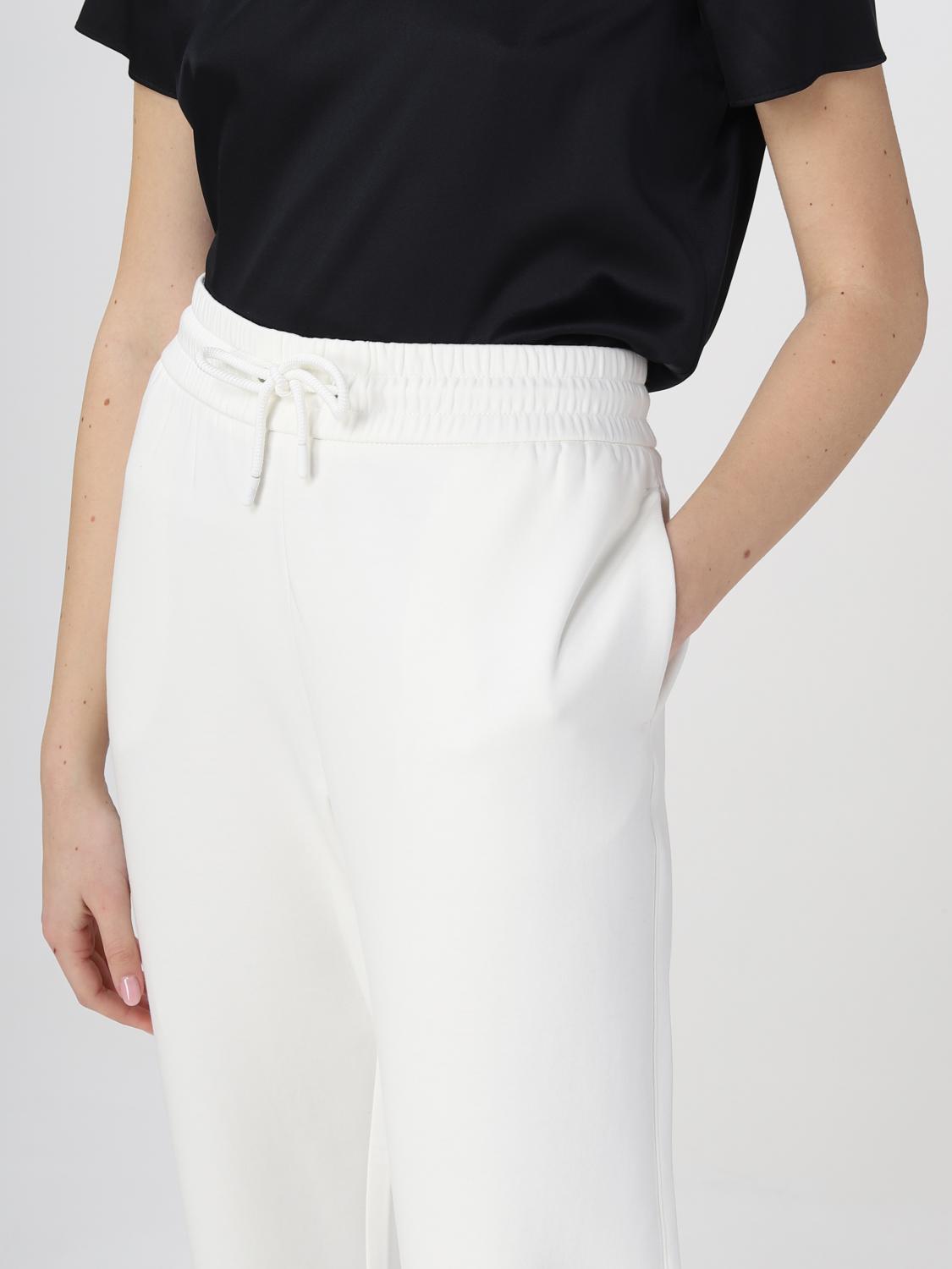 EMPORIO ARMANI PANTALON: Pantalon femme Emporio Armani, Blanc - Img 3