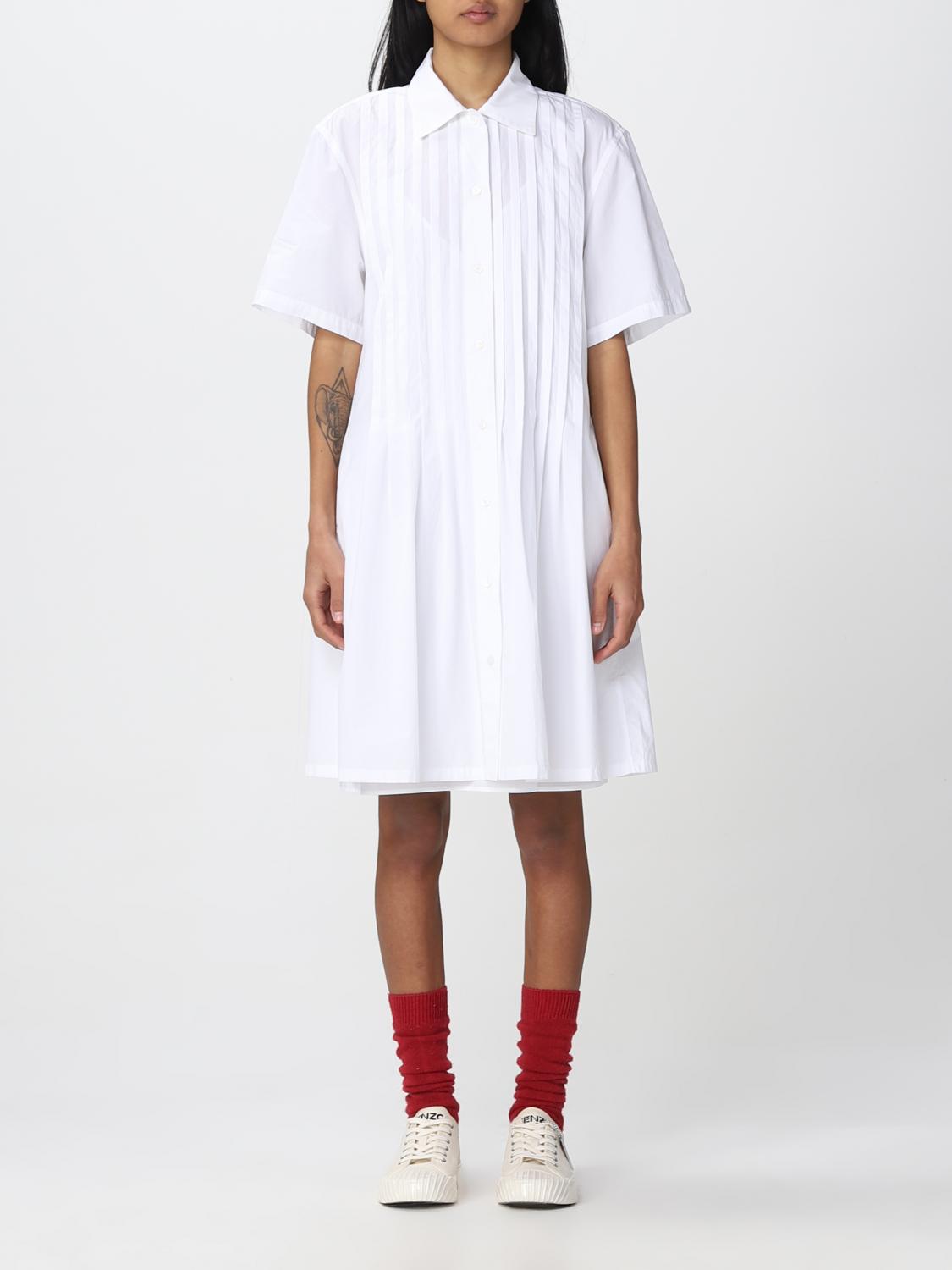 KENZO ABITO: Abito Kenzo in popeline, Beige - Img 1
