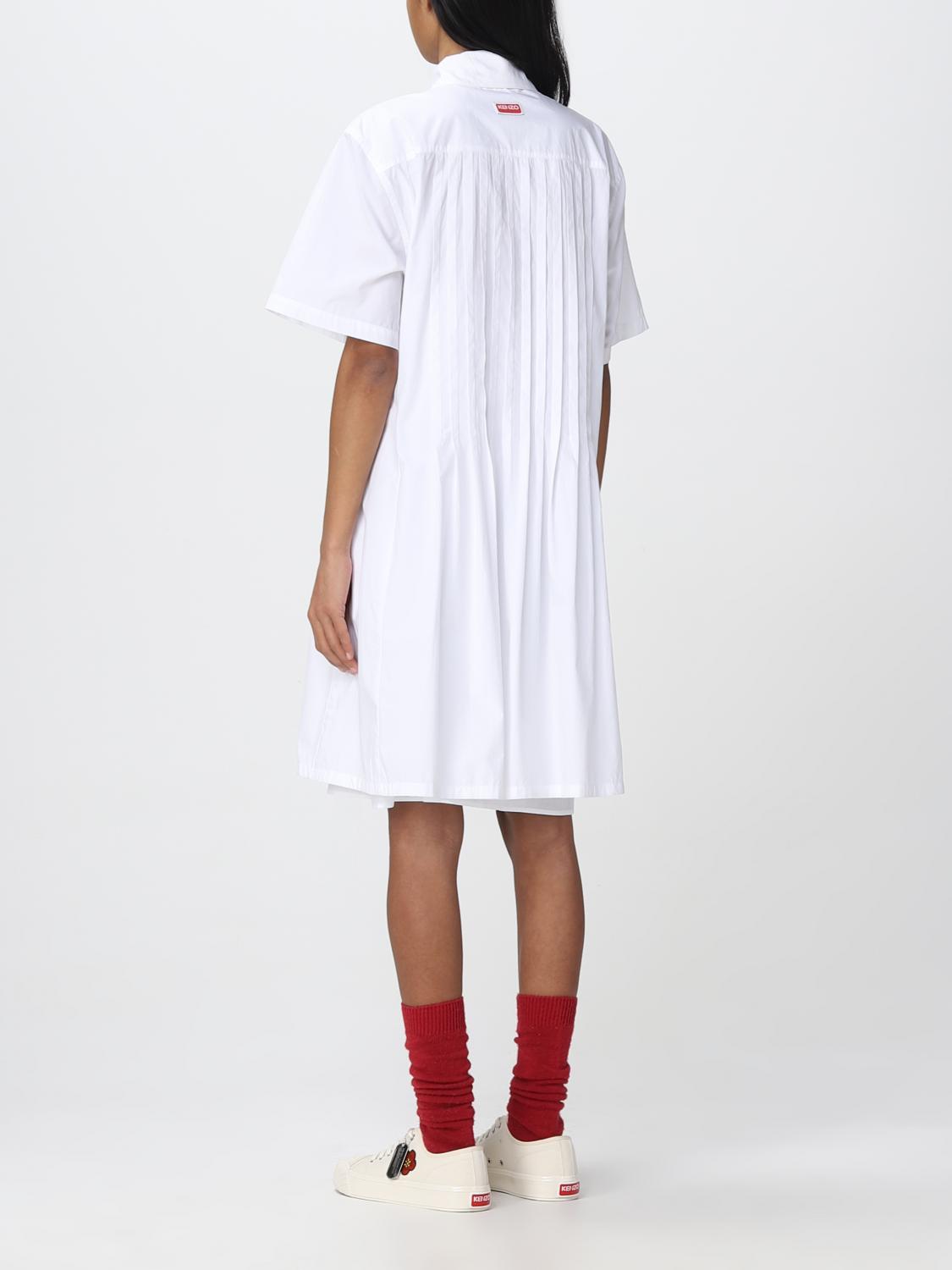 KENZO ABITO: Abito Kenzo in popeline, Beige - Img 2