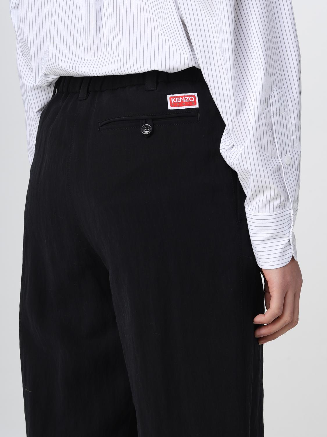 KENZO: Pants woman - Black | Kenzo pants FD52PA0779FB online