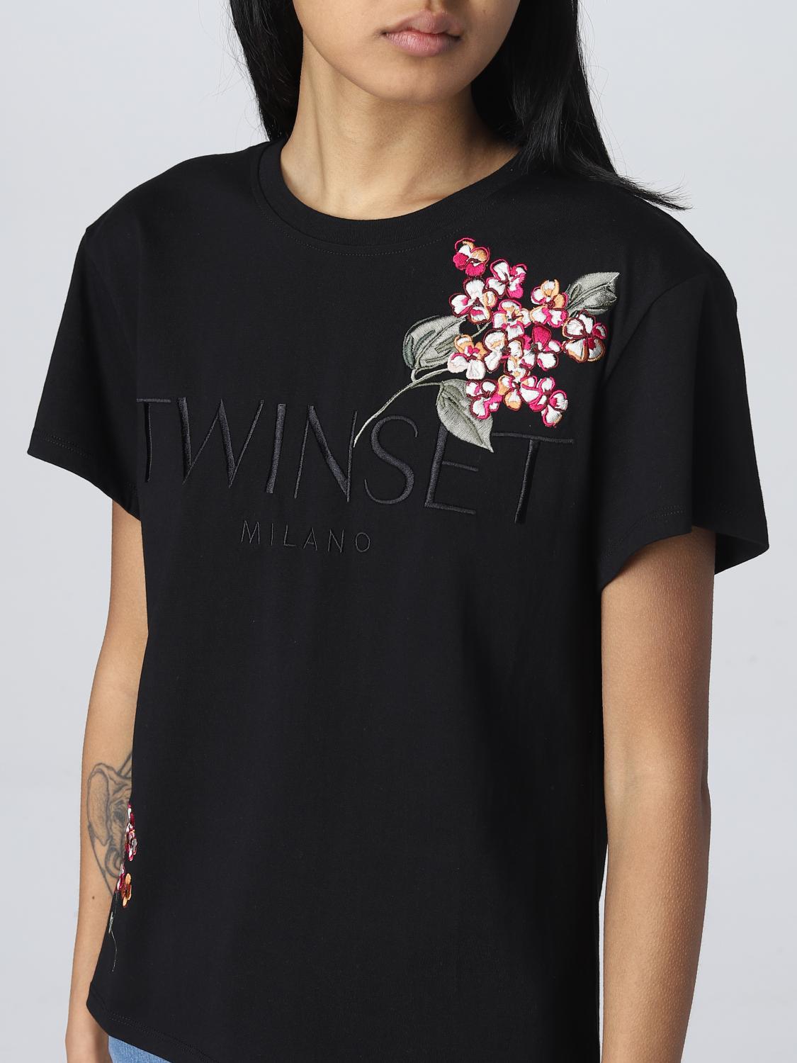 TWINSET T-SHIRT: Pull femme Twinset, Noir - Img 3