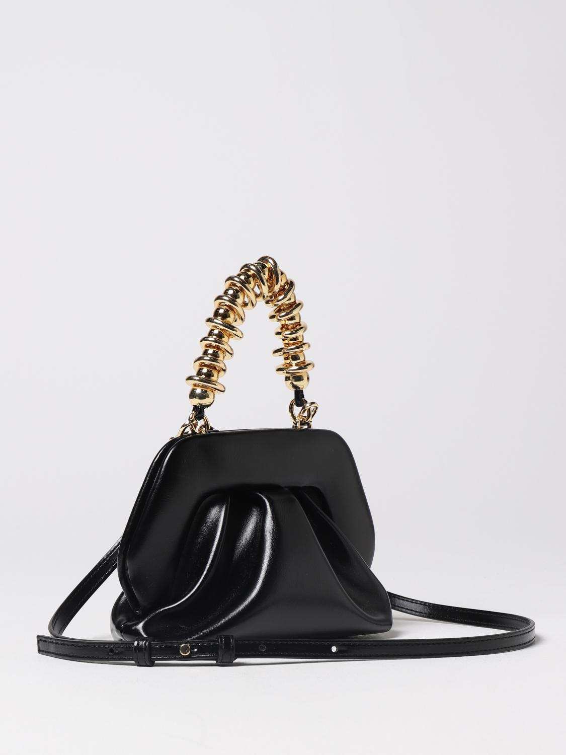 THEMOIRÈ BORSA MINI: Borsa Gea Themoirè in materiali riciclati vegani, Nero - Img 2