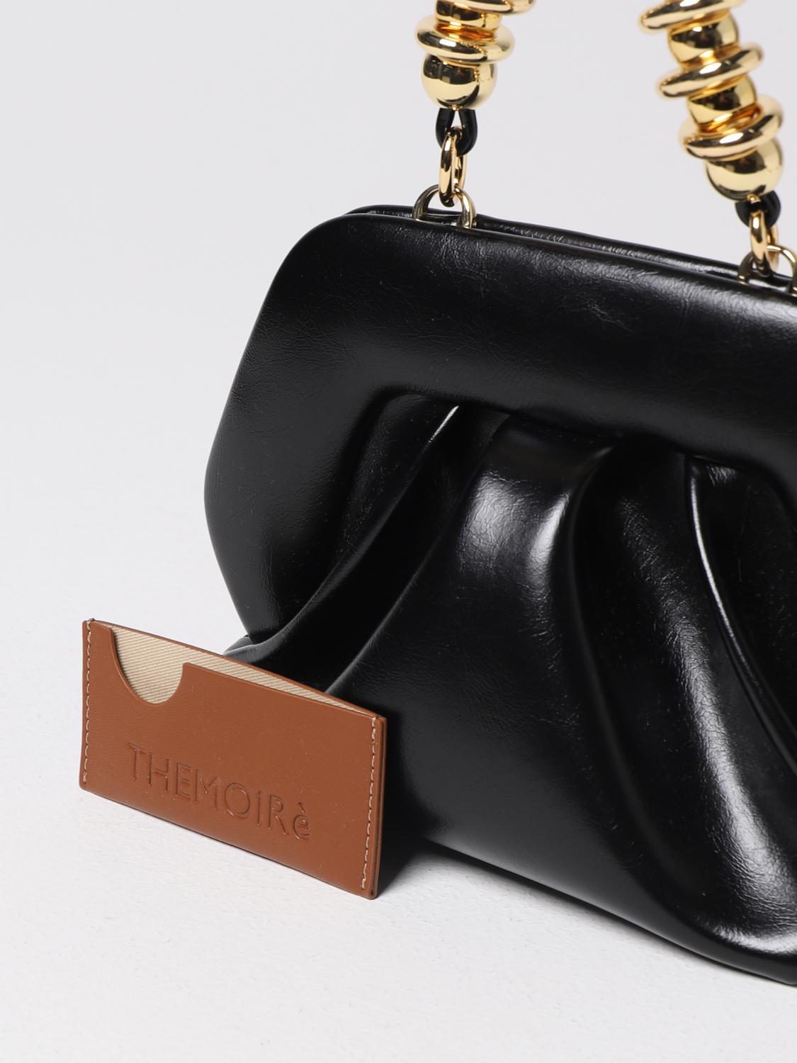 THEMOIRÈ BORSA MINI: Borsa Gea Themoirè in materiali riciclati vegani, Nero - Img 3