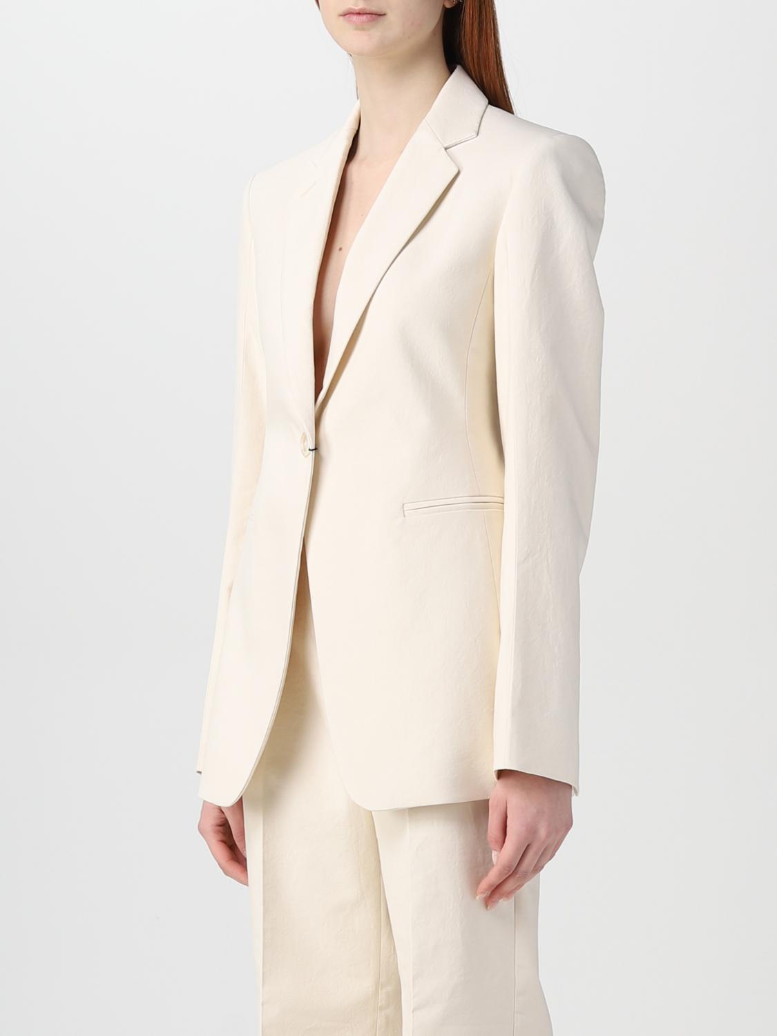 スーツ SPORTMAX Women Suit Jackets 2512041033003 Beige Contemporary Tailoring: Women's Suits and Outfits | Sportmax