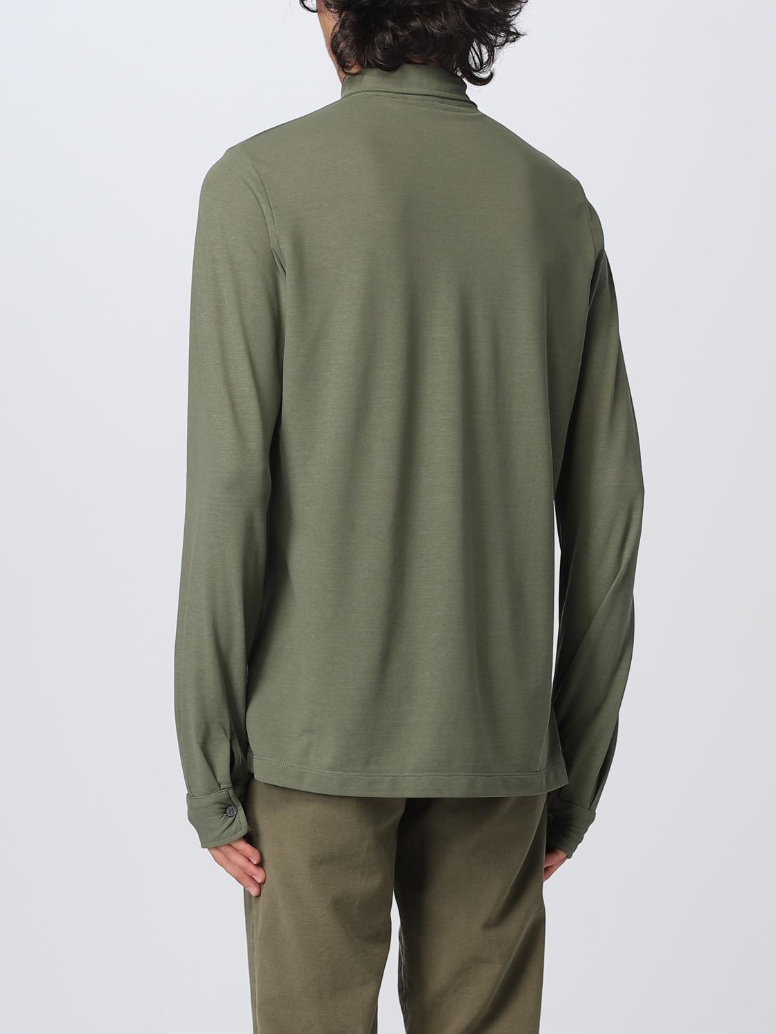 ZANONE CAMICIA: Camicia Zanone in maglia di cotone, Verde - Img 2