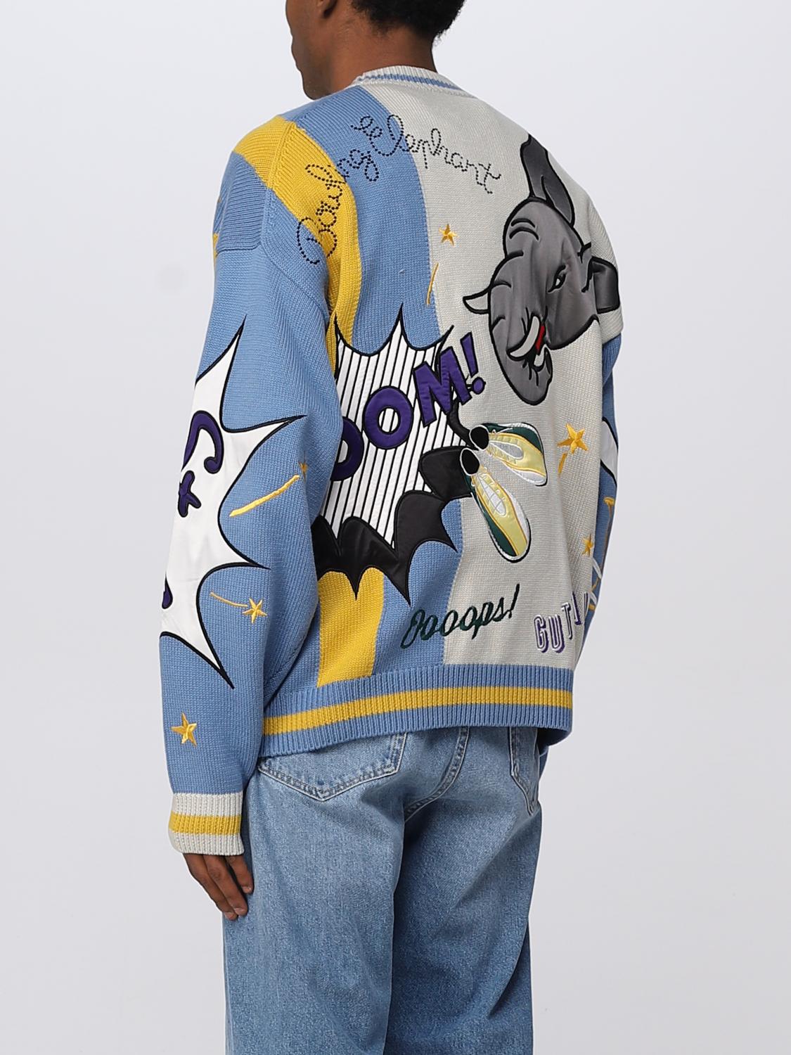 Kenzo Cardigan Bowling Elephant in misto lana eco-sostenibile