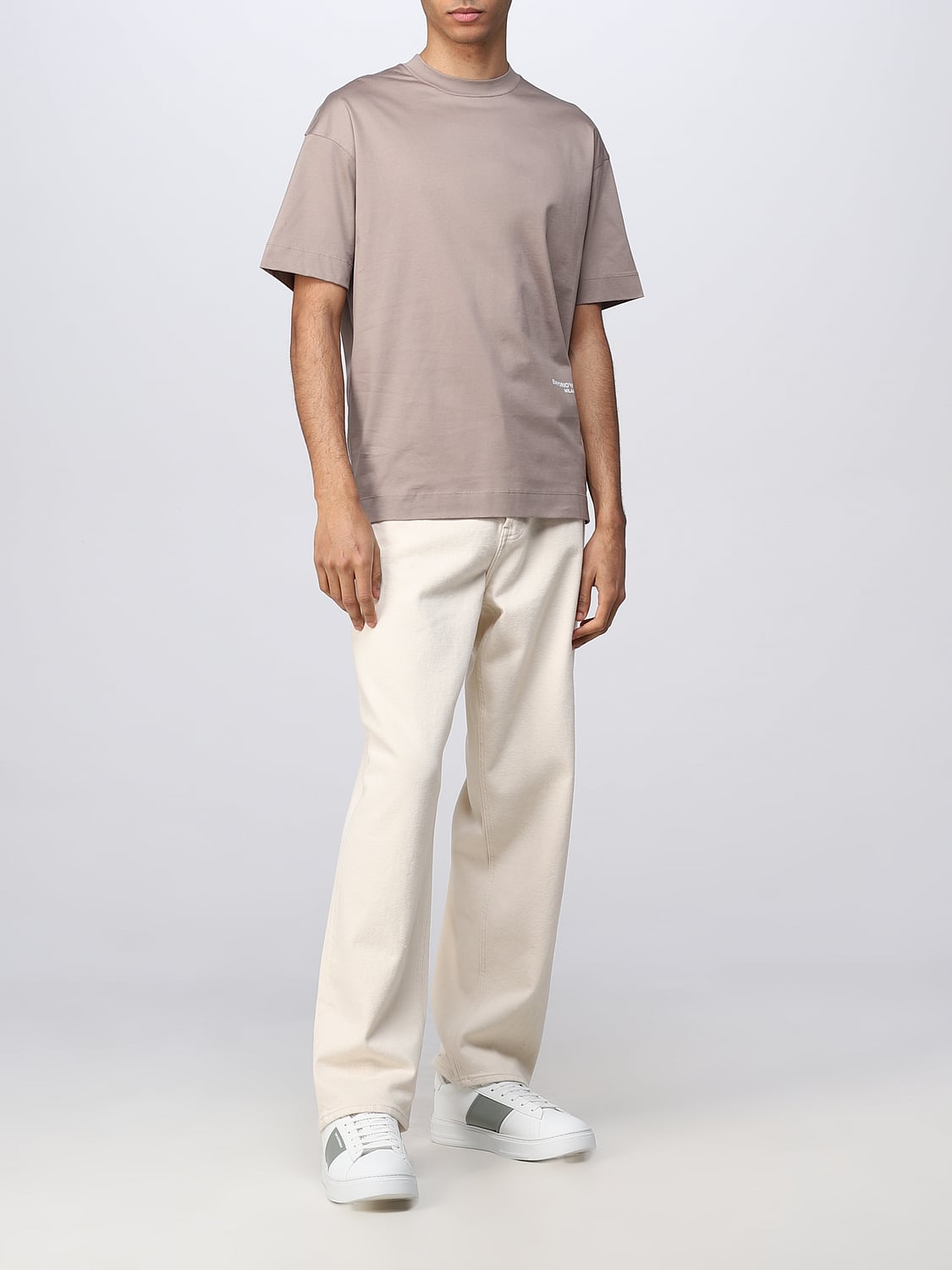 EMPORIO ARMANI T-SHIRT: Loafers men Hogan, Ice - Img 2