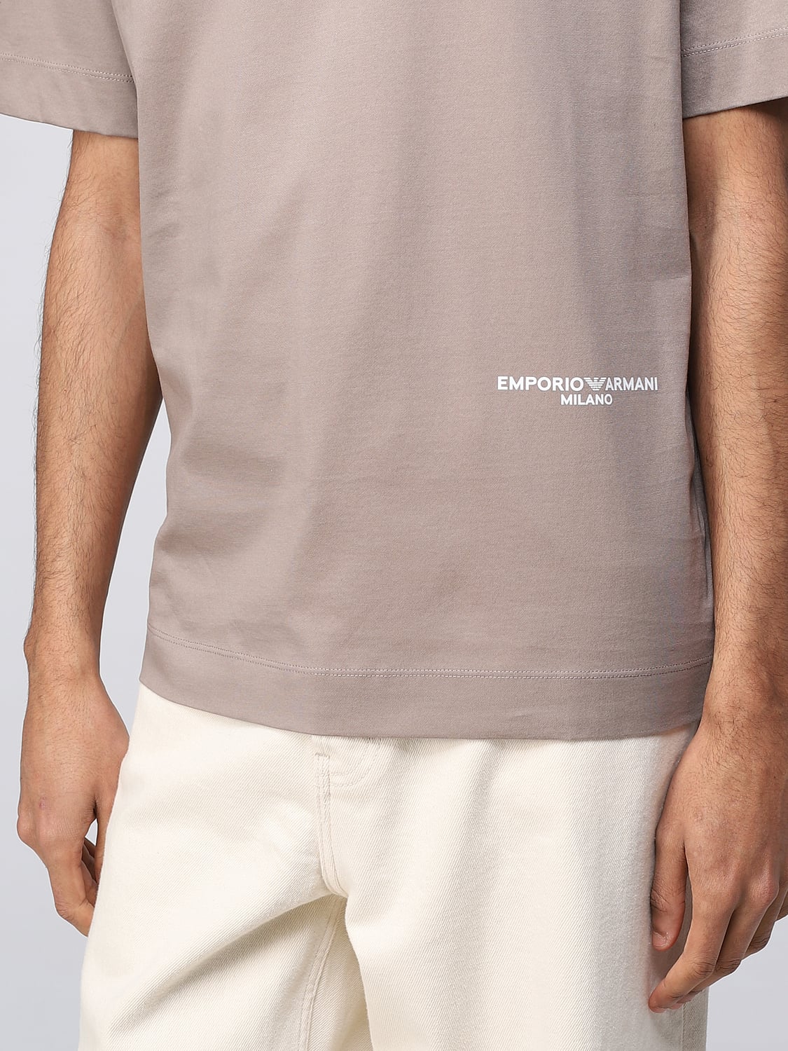 EMPORIO ARMANI T-SHIRT: Loafers men Hogan, Ice - Img 4