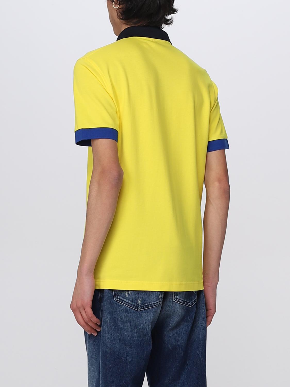 SUN68 POLO: Polo Sun 68 in misto cotone, Giallo - Img 2