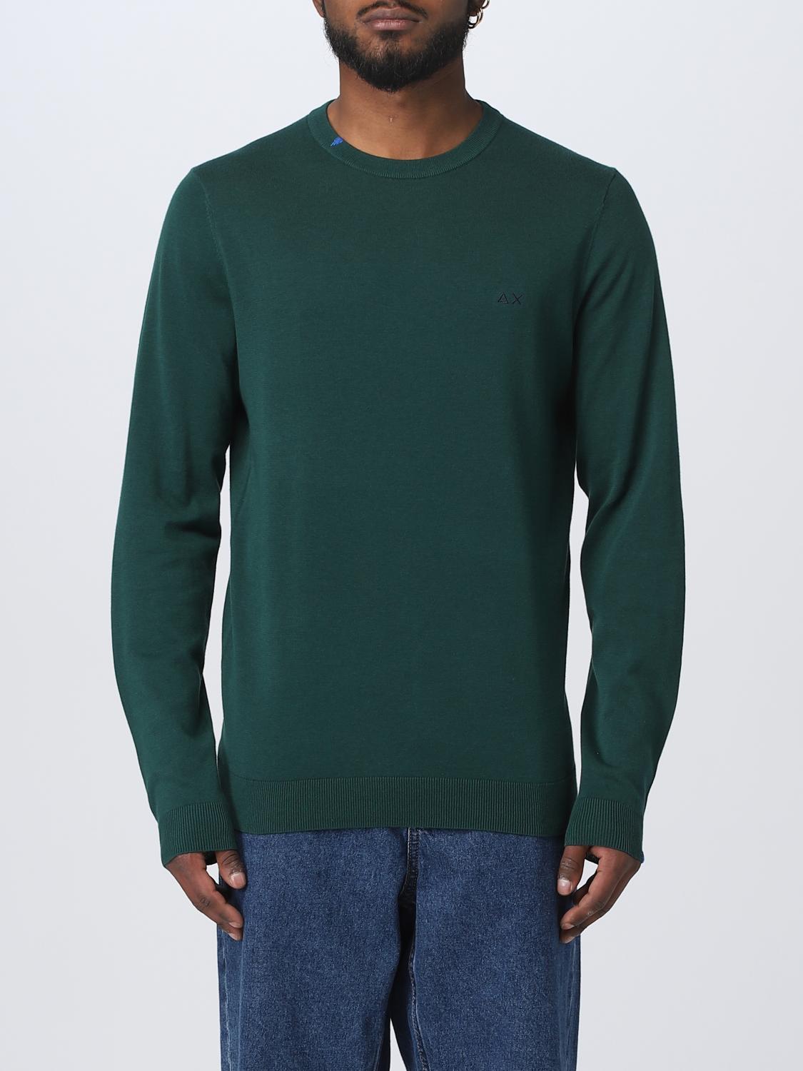 SUN68 SWEATER: Sweater men Sun 68, Forest Green - Img 1