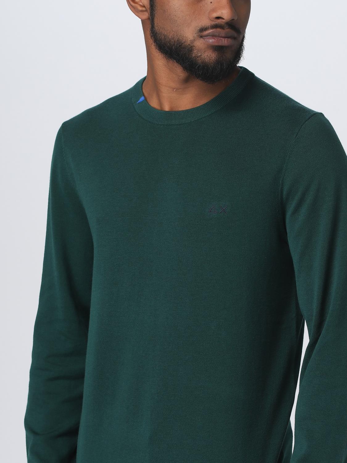 SUN68 SWEATER: Sweater men Sun 68, Forest Green - Img 3