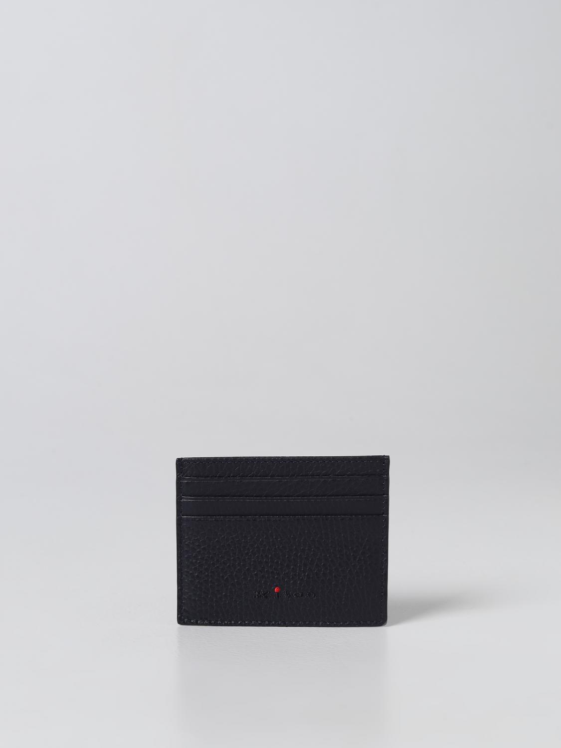 KITON WALLET: Wallet men Kiton, Blue - Img 1