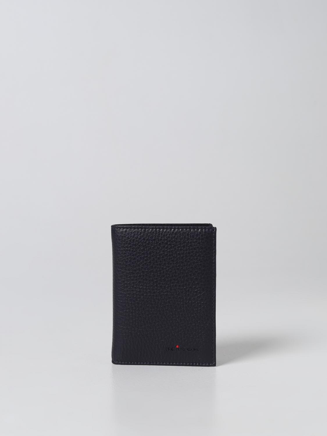 KITON WALLET: Wallet men Kiton, Blue - Img 1