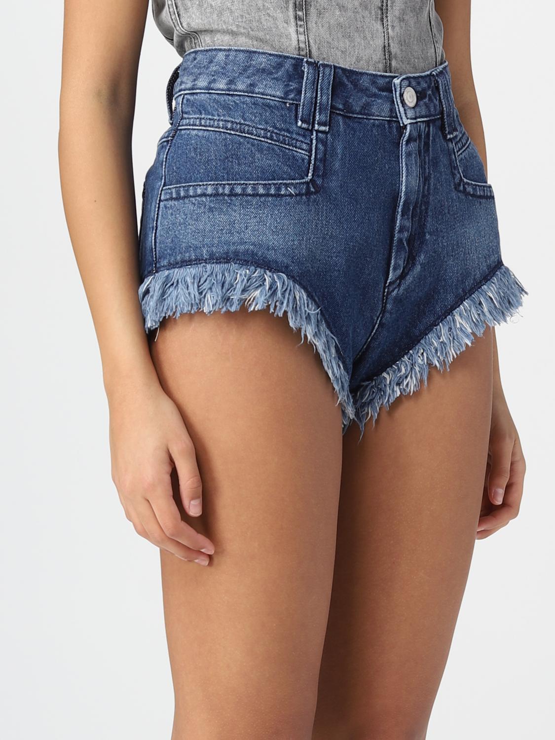 ISABEL MARANT ETOILE SHORTS: Shorts damen Isabel Marant Etoile, Blau 1 - Img 3