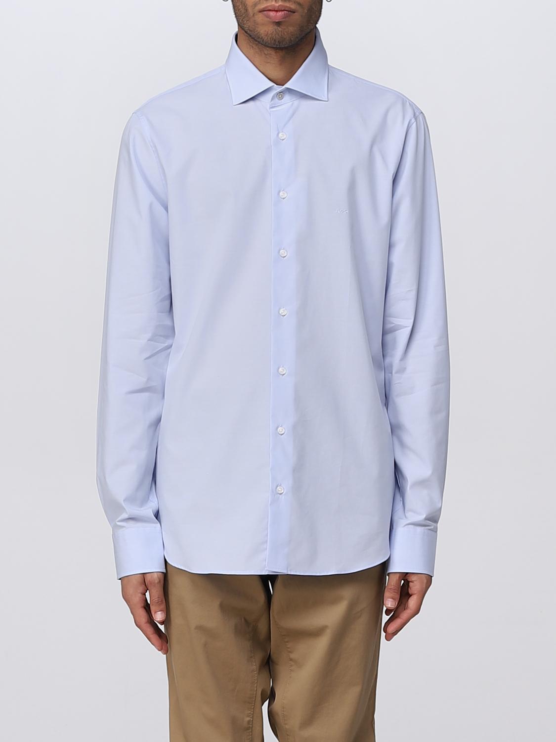 MICHAEL KORS CAMICIA: Camicia Michael Kors in popeline di cotone , Blue - Img 1