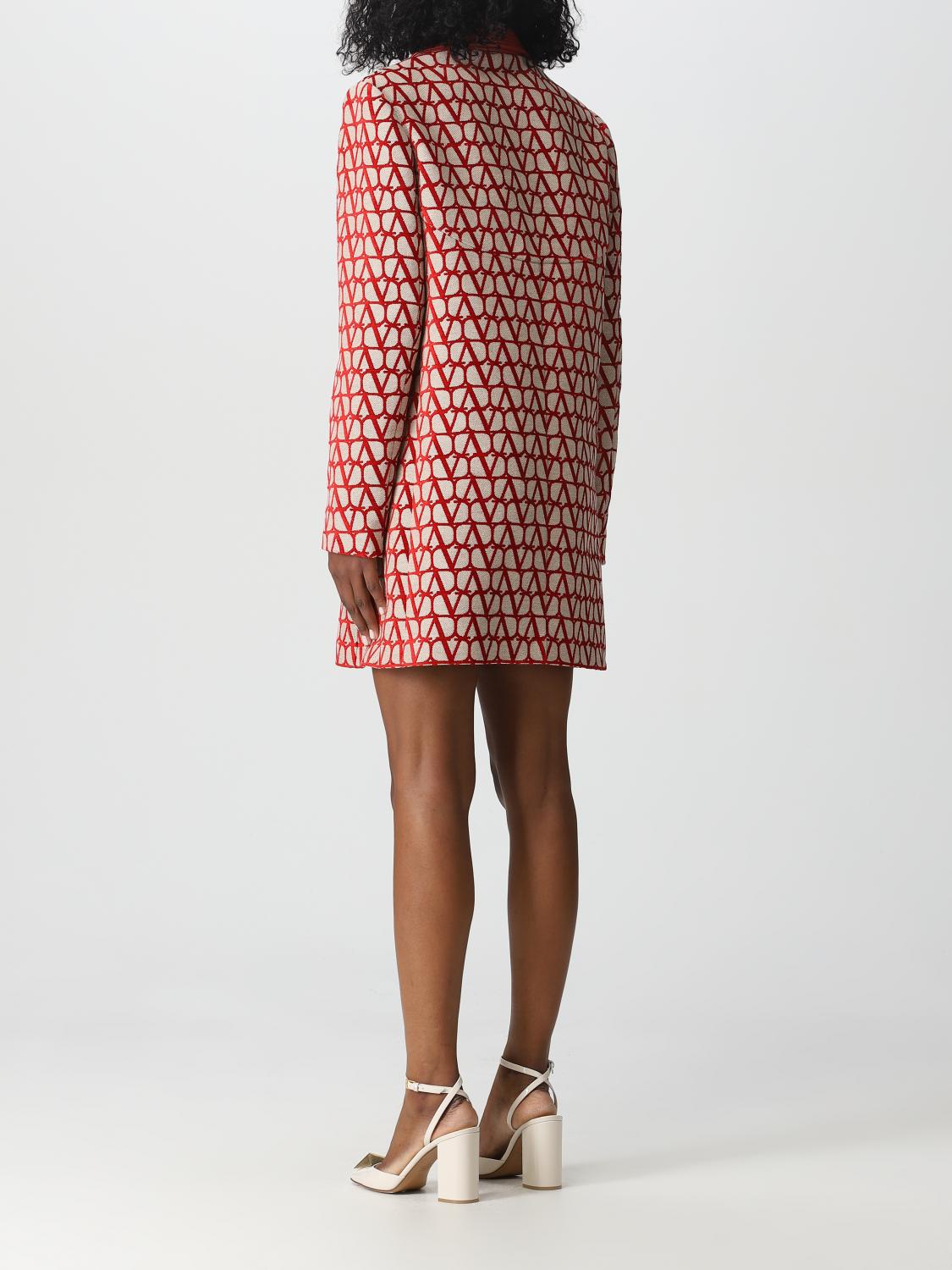 VALENTINO COAT: Coat woman Valentino, Beige - Img 2