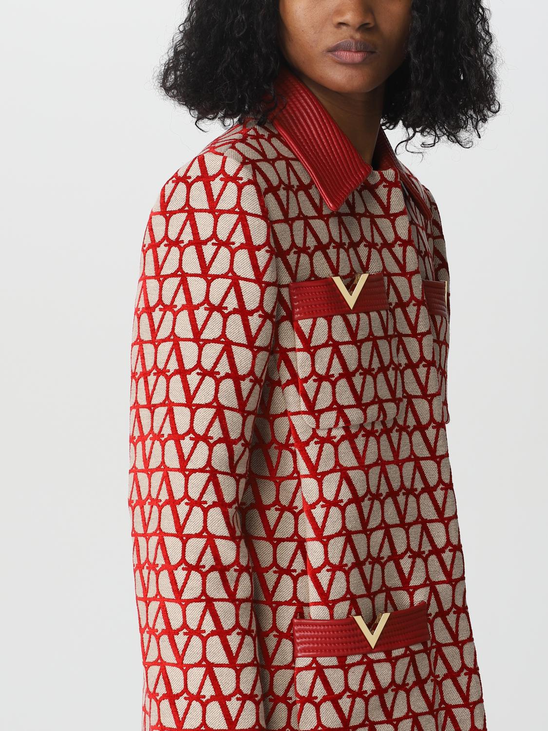 VALENTINO COAT: Coat woman Valentino, Beige - Img 4