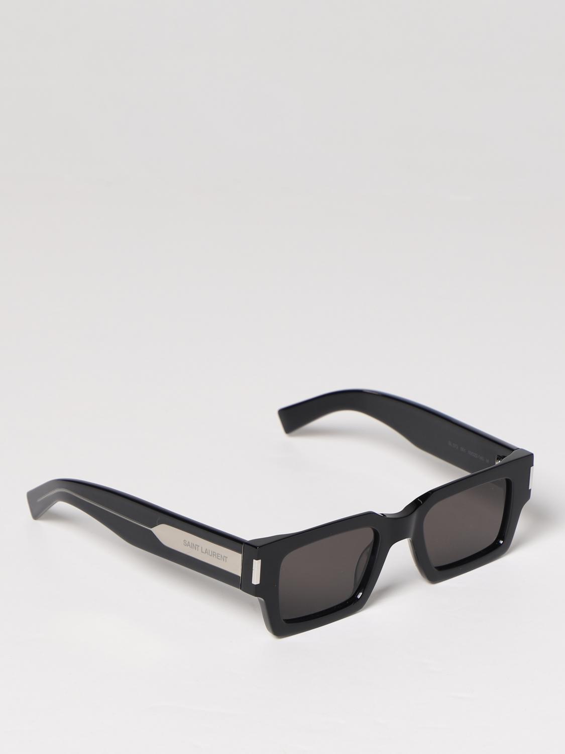 SAINT LAURENT SONNENBRILLE: SL 572 Saint Laurent Sonnenbrille aus Acetat, Schwarz - Img 1