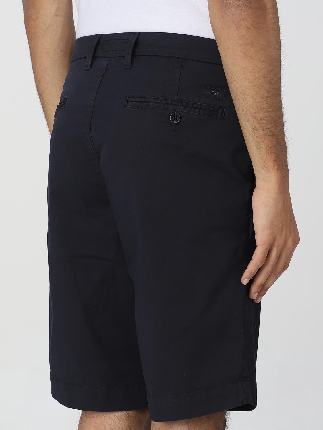 FAY SHORTS: Pants men Fay, Blue - Img 3