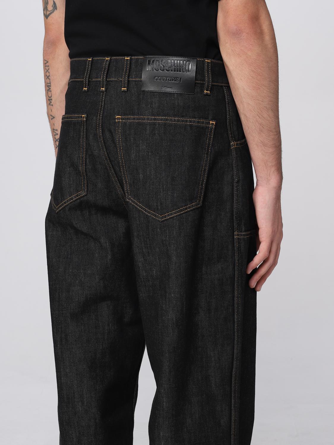 MOSCHINO COUTURE JEANS: Jeans men Moschino Couture, Denim - Img 4