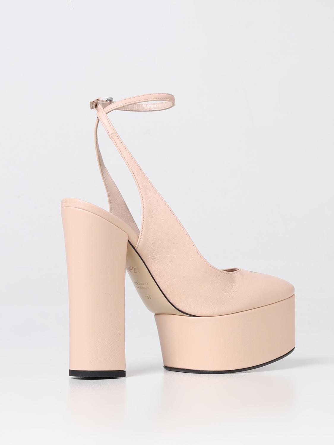 N° 21 DÉCOLLETÉ: Pump N°21 in nappa, Rosa - Img 3