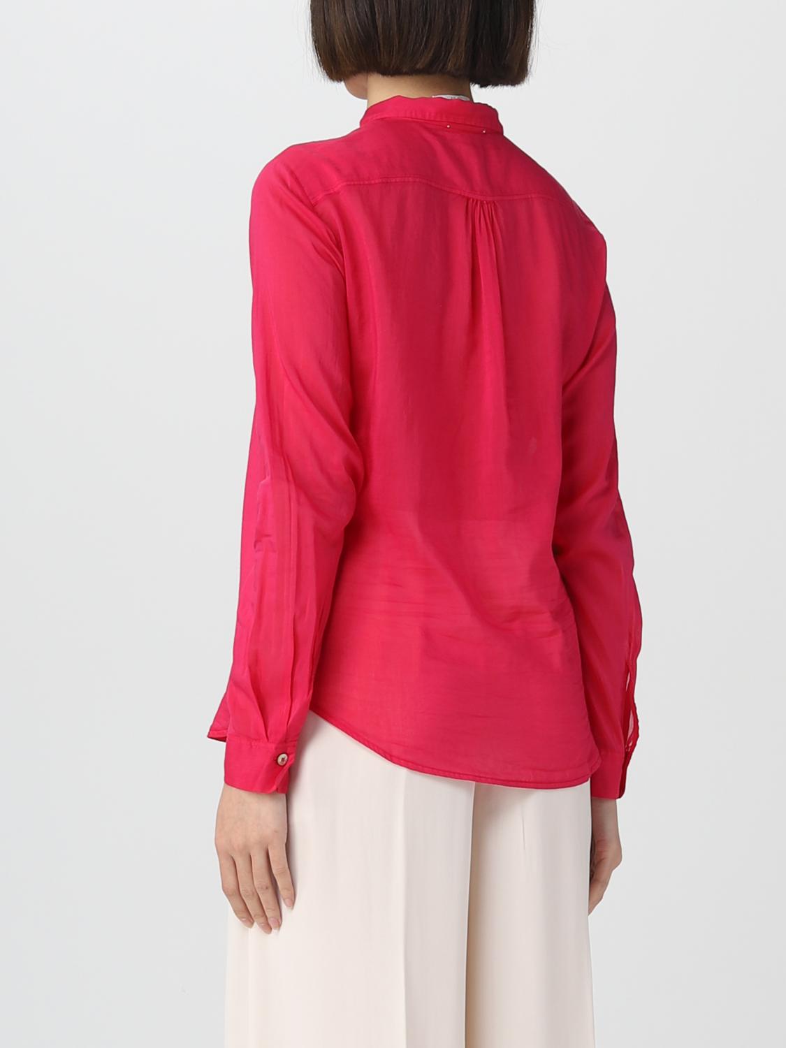 FORTE FORTE HEMDBLUSE: Hemdbluse damen Forte Forte, Fuchsia - Img 2