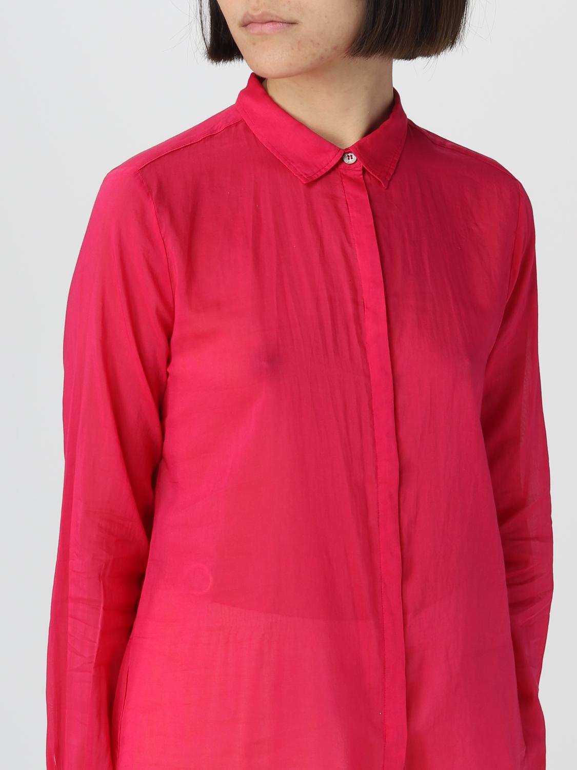 FORTE FORTE HEMDBLUSE: Hemdbluse damen Forte Forte, Fuchsia - Img 3