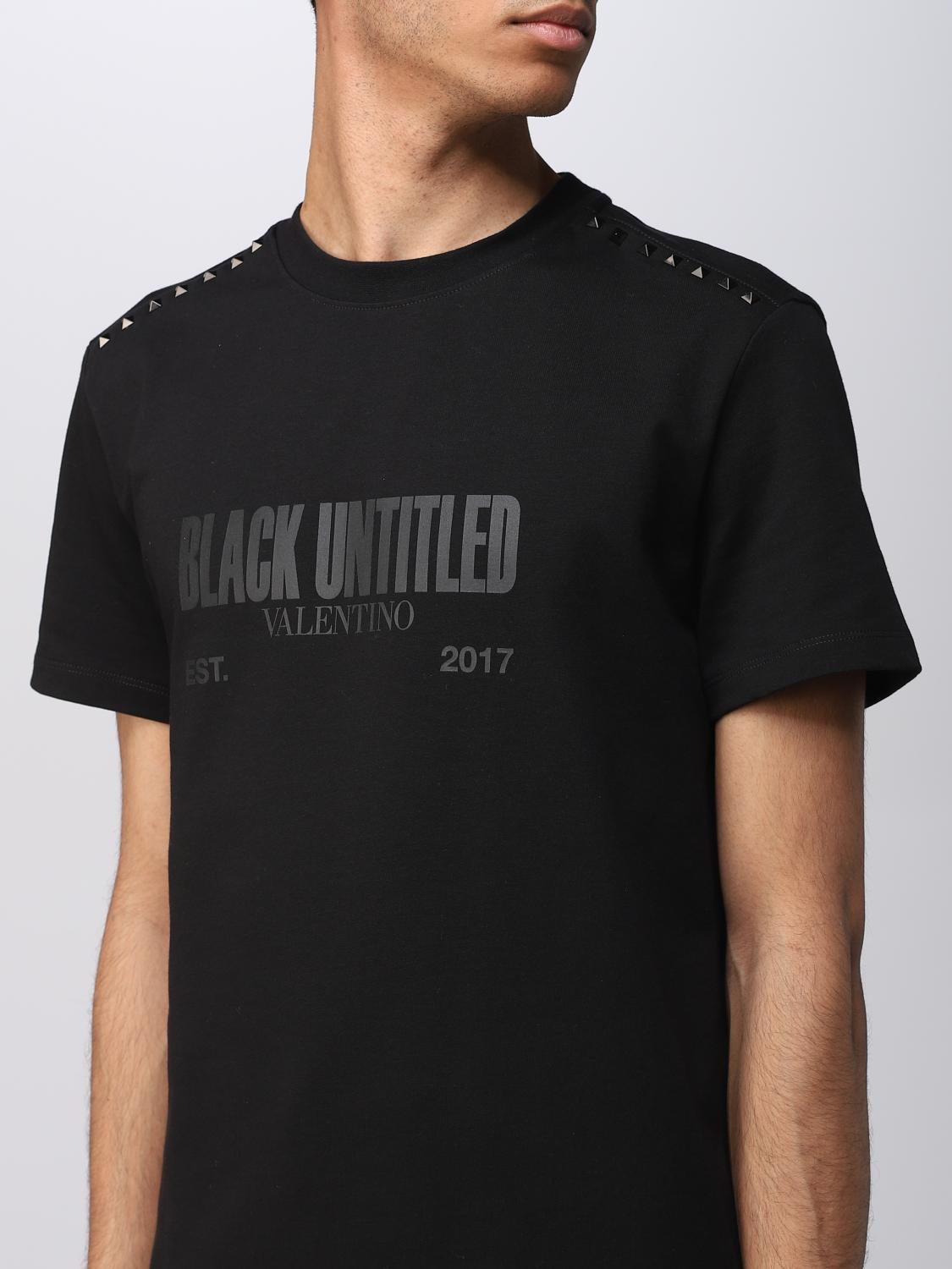 Valentino Tシャツ メンズ - ブラック | 2V3MG13C969 | GIGLIO.COM