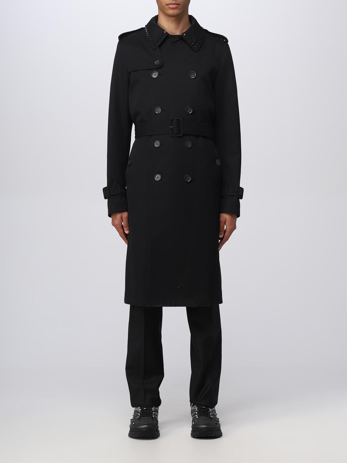VALENTINO：コート メンズ - ブラック | GIGLIO.COMオンラインの 