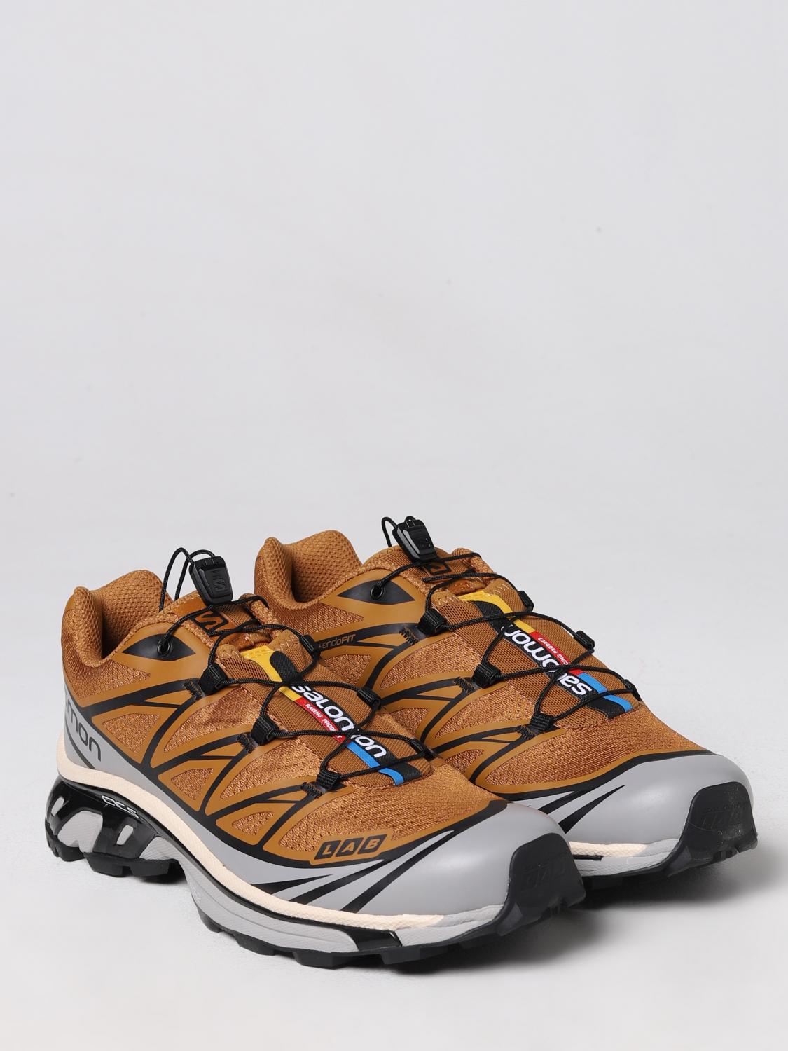 SALOMON SNEAKERS: Salomon XT-6 single-layer mesh sneakers, Orange - Img 2