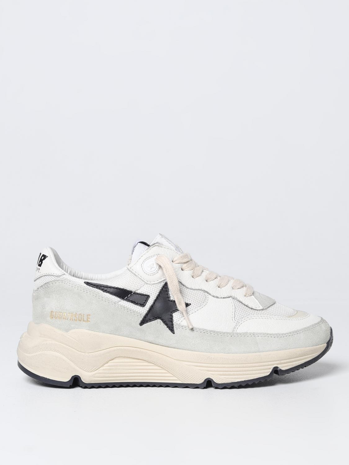 GOLDEN GOOSE: Running Sole sneakers in leather and mesh