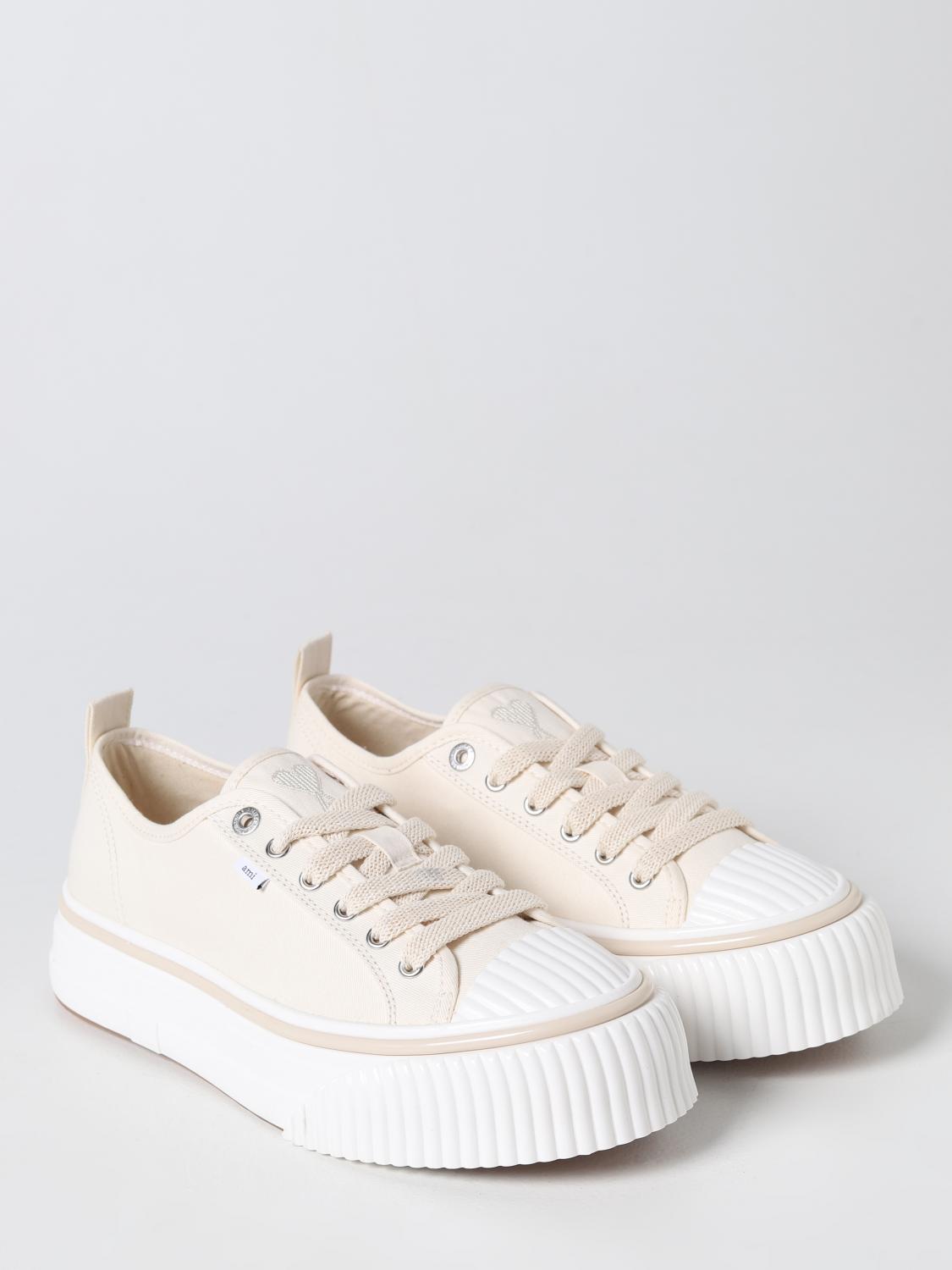 AMI PARIS SNEAKERS: Sneakers men Ami Paris, Beige - Img 2