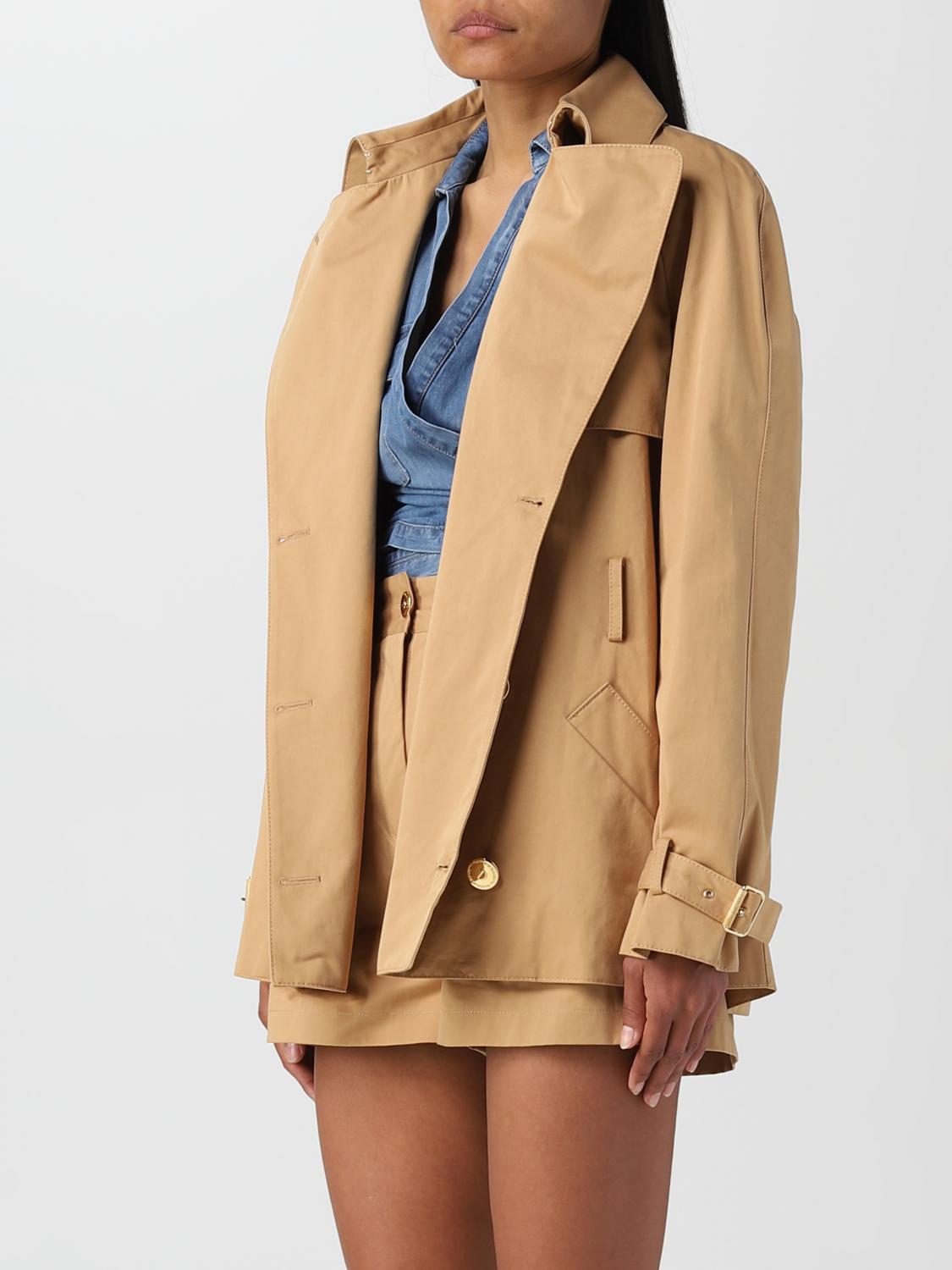 ELISABETTA FRANCHI CHAQUETA: Chaqueta mujer Elisabetta Franchi, Beige - Img 3