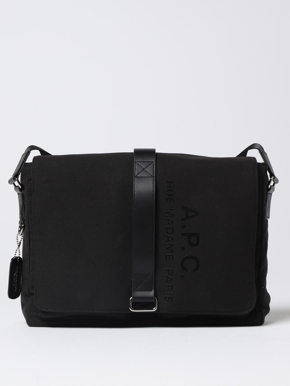 A.P.C. UMHÄNGETASCHE: Tasche herren A.P.C., Schwarz - Img 1