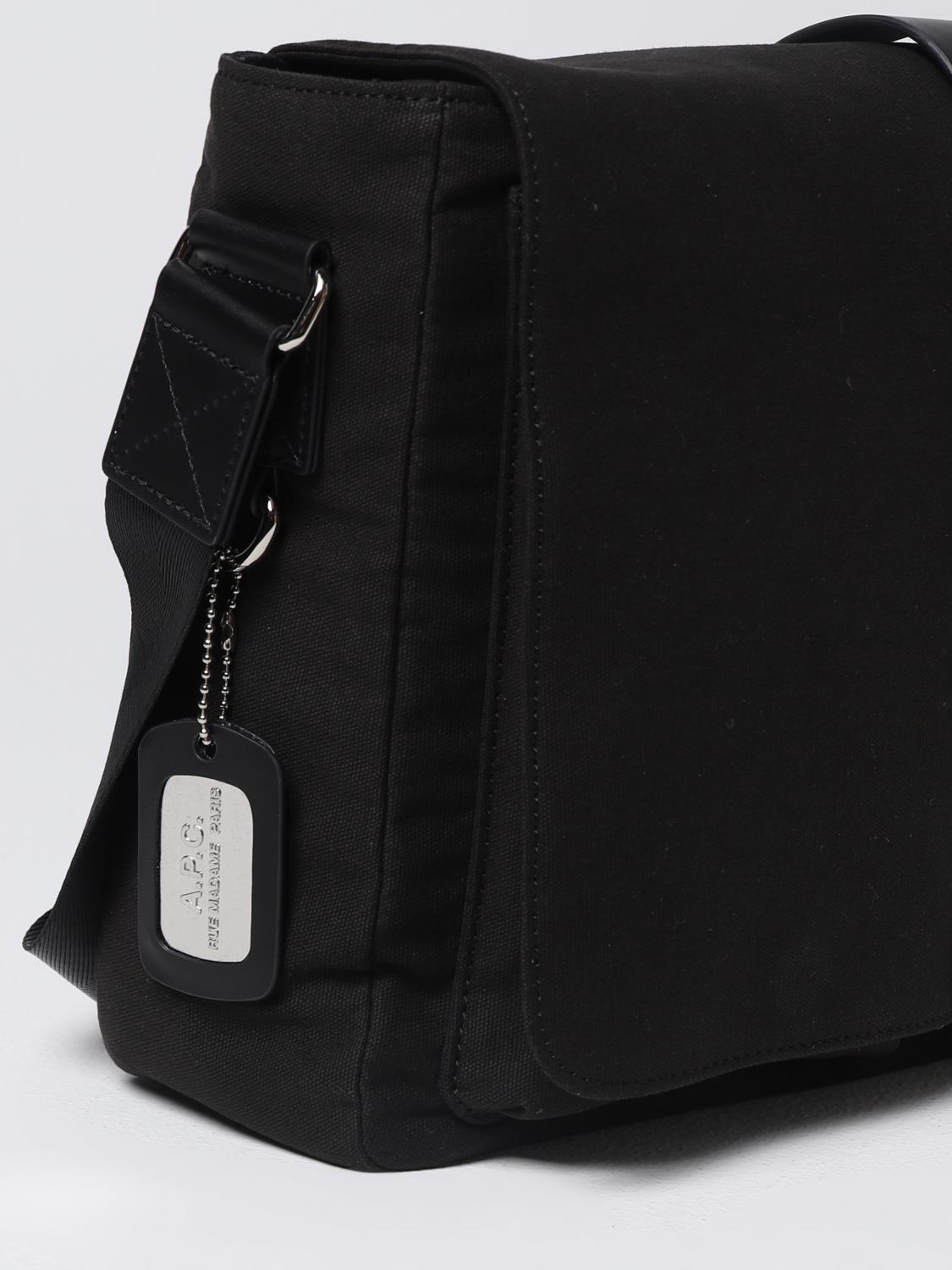 A.P.C. UMHÄNGETASCHE: Tasche herren A.P.C., Schwarz - Img 3