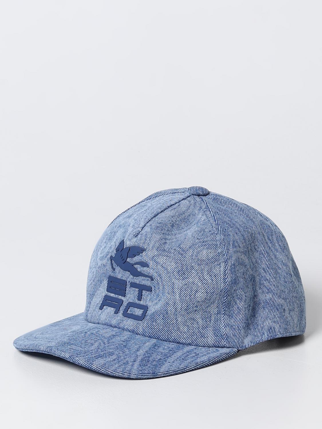 ETRO GORRO: Gorro hombre Etro, Azul Oscuro - Img 1