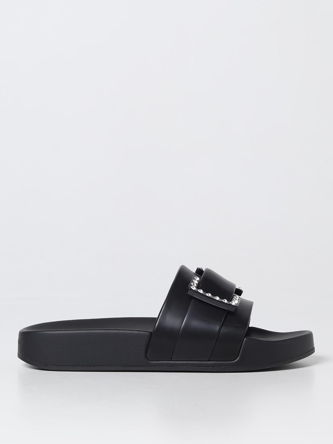 SERGIO ROSSI FLAT SANDAL: Flat sandals woman Sergio Rossi, Black - Img 1