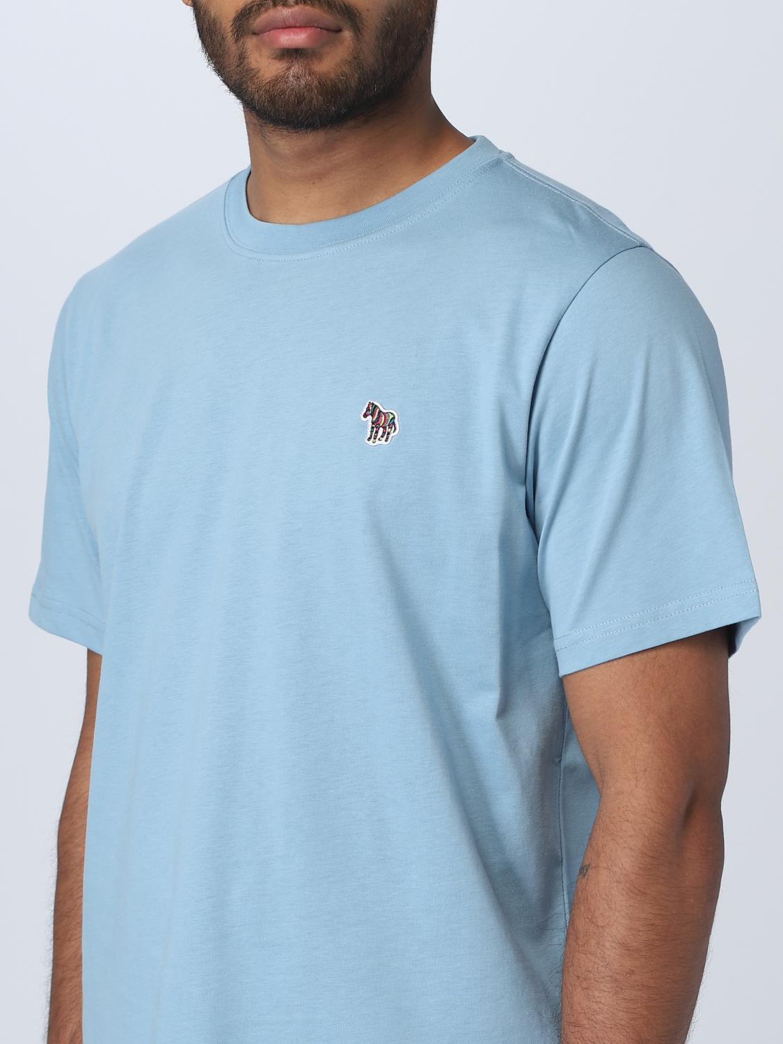 PS PAUL SMITH T-SHIRT: T-shirt men Ps Paul Smith, Blue - Img 3