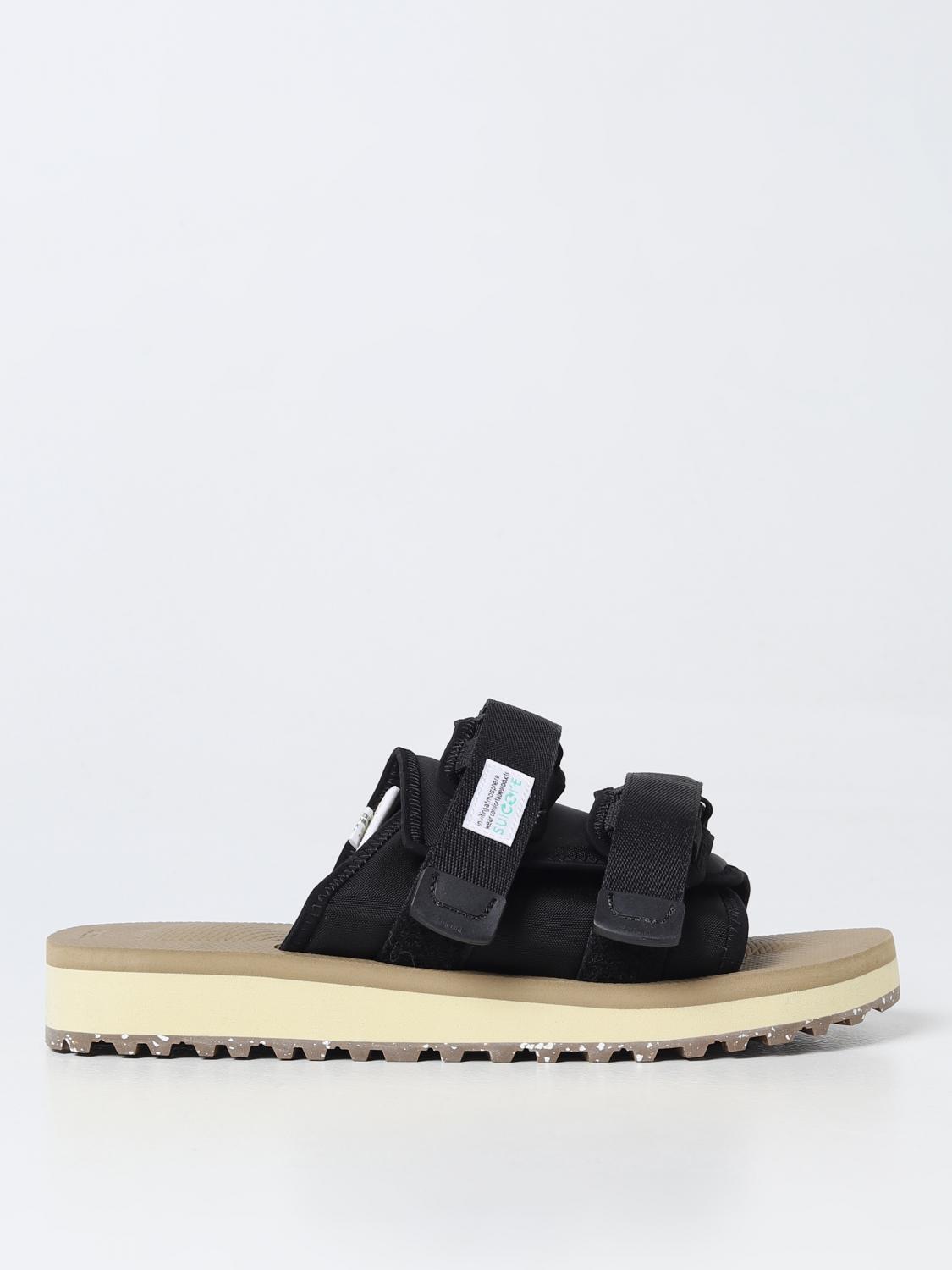 SUICOKE SANDALI: Sandalo Moto Cab Eco Suicoke in nylon riciclato, Nero - Img 1