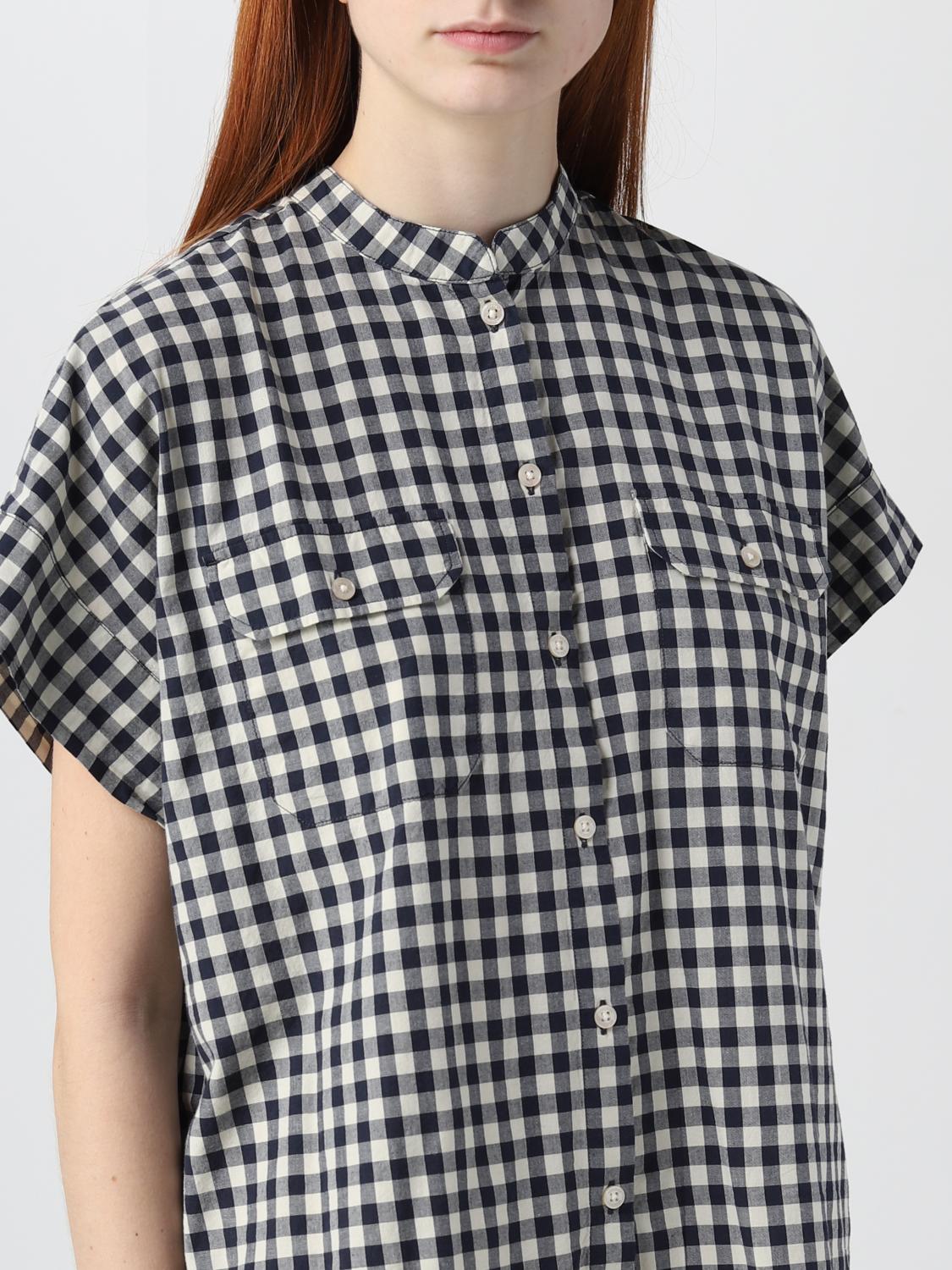 WOOLRICH HEMDBLUSE: Hemdbluse damen Woolrich, Blau - Img 3