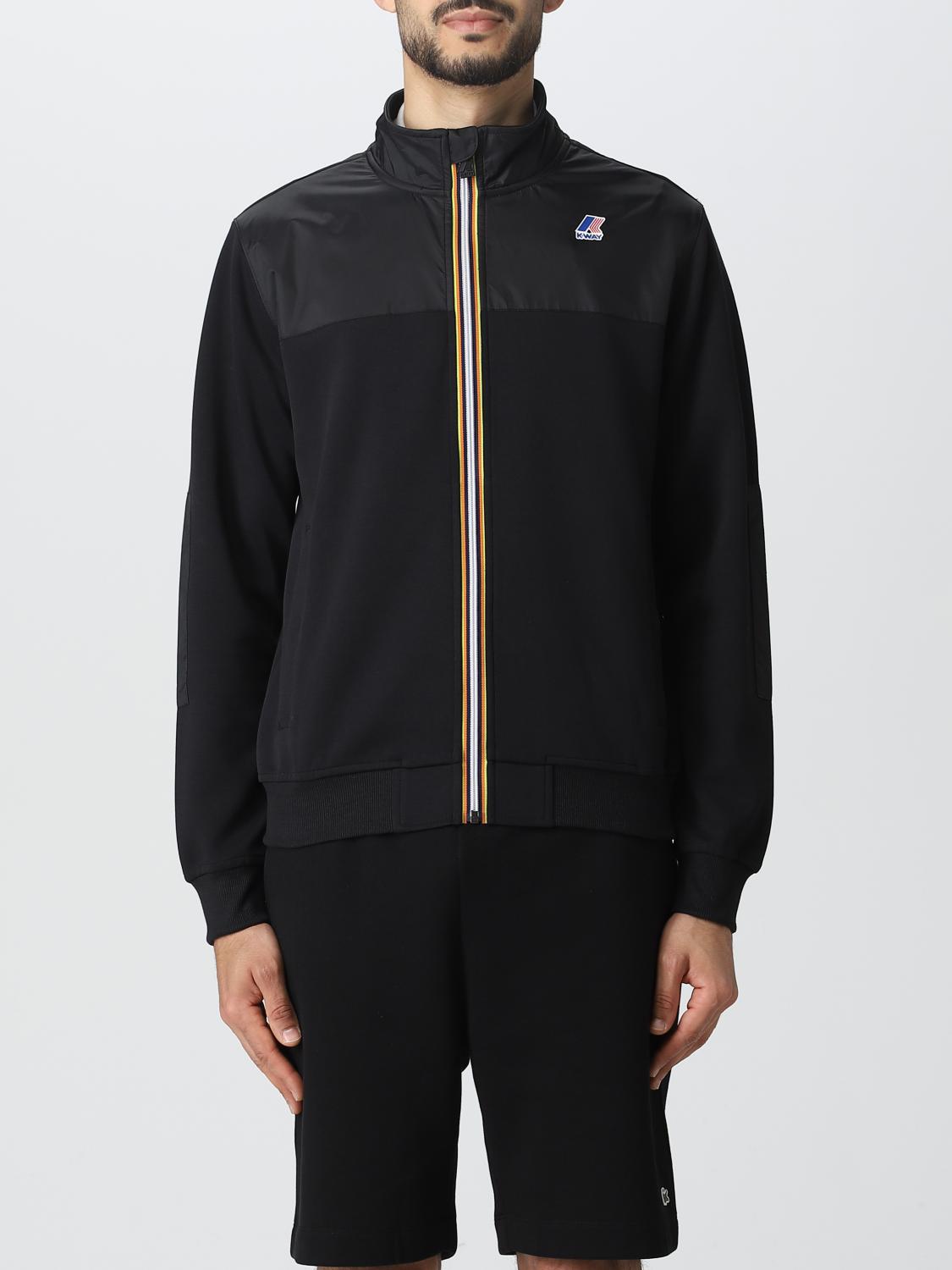 K-WAY JACKET: Coat men K-way, Black - Img 1